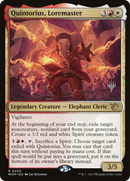 Quintorius, Loremaster (PPMOM-250P) - March of the Machine Promos Foil