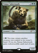Temur Sabertooth (UMP-001) - Year of the Tiger 2022 Foil