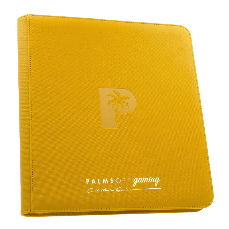 Collector's Series 12 Pocket Zip Trading Card Binder - YELLOW