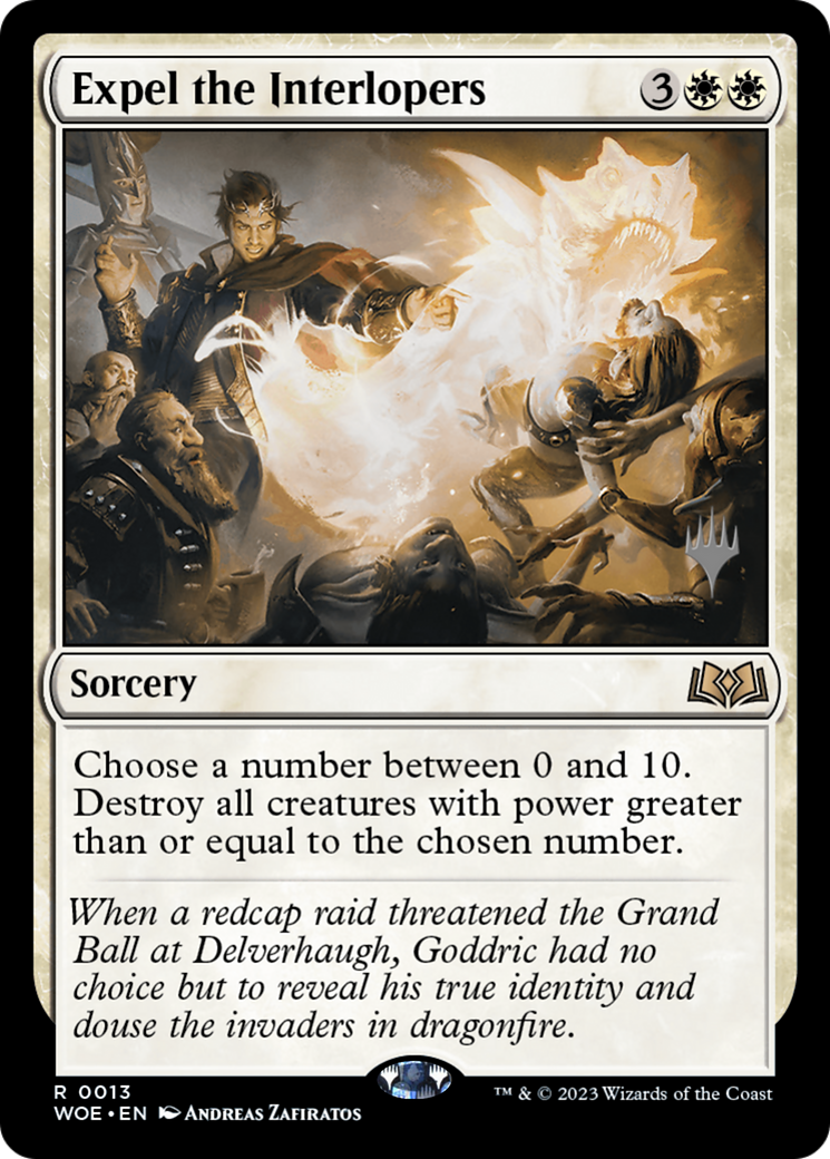 Expel the Interlopers (PPWOE-13P) - Wilds of Eldraine Promos