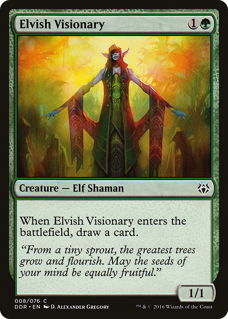 Elvish Visionary (DDR-008) - Duel Decks: Nissa vs. Ob Nixilis