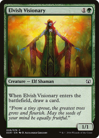 Elvish Visionary (DDR-008) - Duel Decks: Nissa vs. Ob Nixilis