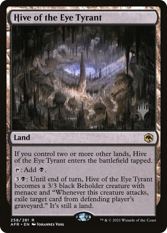 Hive of the Eye Tyrant (PPAFR-258) - Adventures in the Forgotten Realms Promos Foil