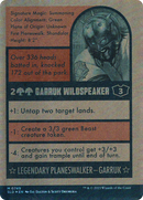 Garruk Wildspeaker // Garruk Wildspeaker (SLD-749) - Secret Lair Drop: (Full Art) (Borderless) Foil