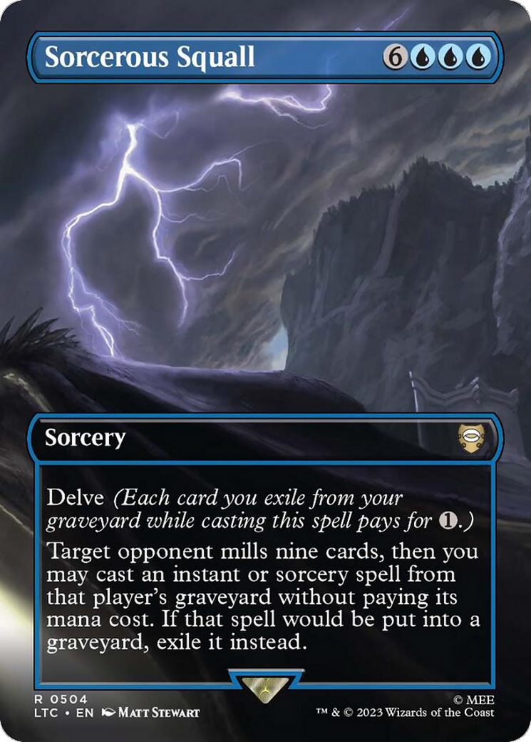 Sorcerous Squall (LTC-504) - Tales of Middle-earth Commander (Borderless)