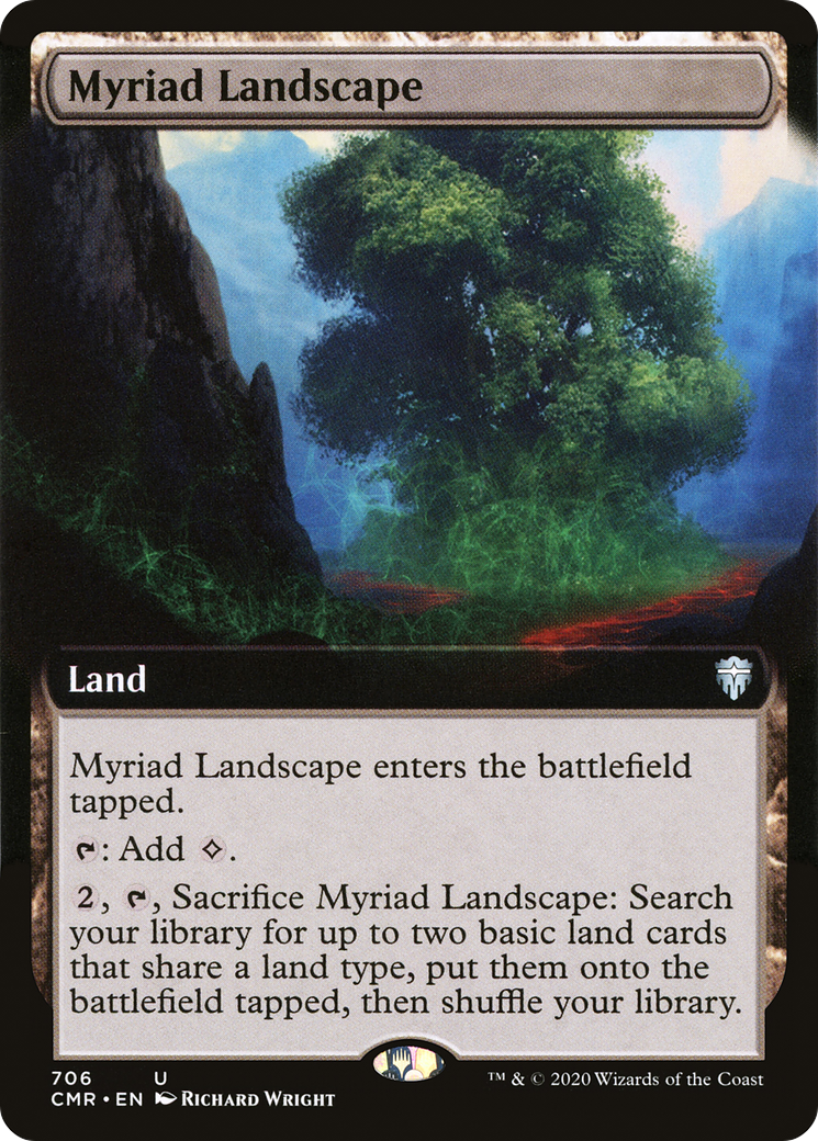 Myriad Landscape (CMR-706) - Commander Legends: (Extended Art)