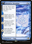 Inventive Iteration // Living Breakthrough (NEO-355) - Kamigawa: Neon Dynasty: (Showcase, fandfc)