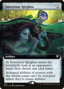 Sorcerous Spyglass (ELD-384) - Throne of Eldraine: (Extended Art) Foil