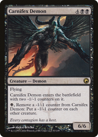 Carnifex Demon (SOM-057) - Scars of Mirrodin