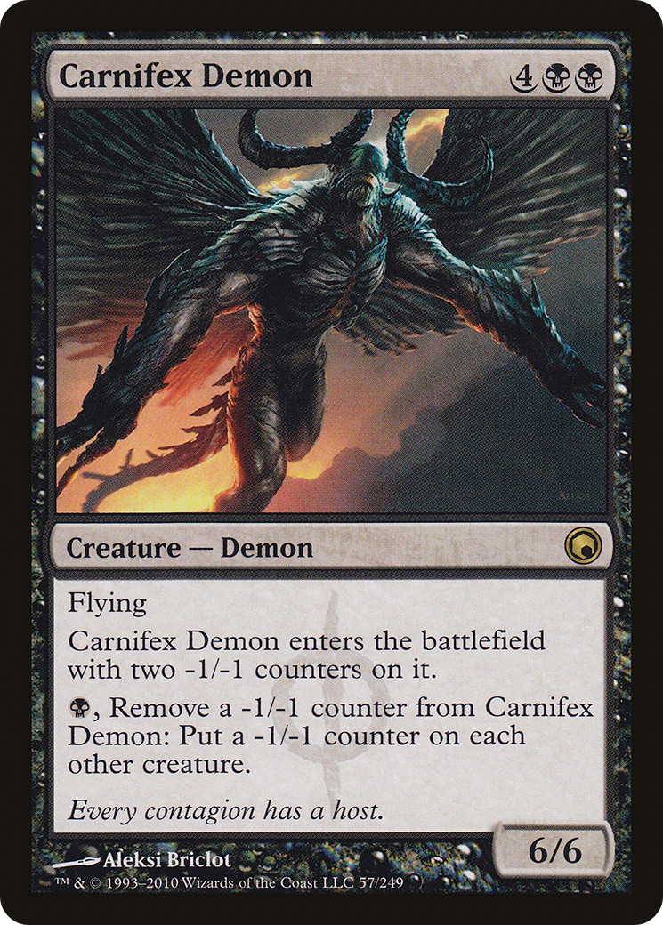 Carnifex Demon (SOM-057) - Scars of Mirrodin Foil