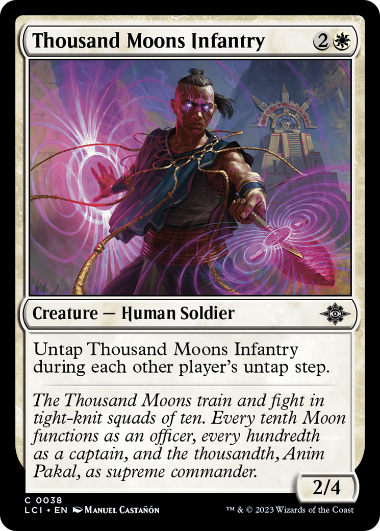 Thousand Moons Infantry (LCI-038) - The Lost Caverns of Ixalan Foil