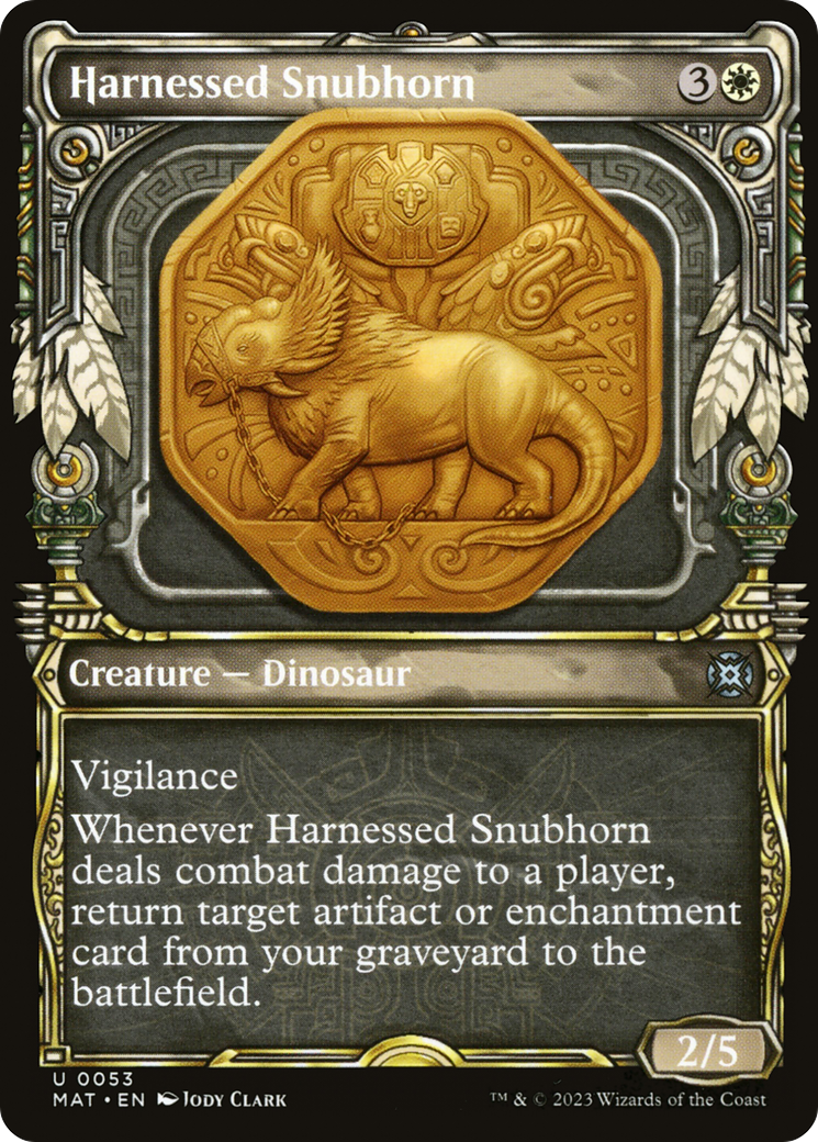 Harnessed Snubhorn (MAT-053) - March of the Machine: The Aftermath: (Showcase)