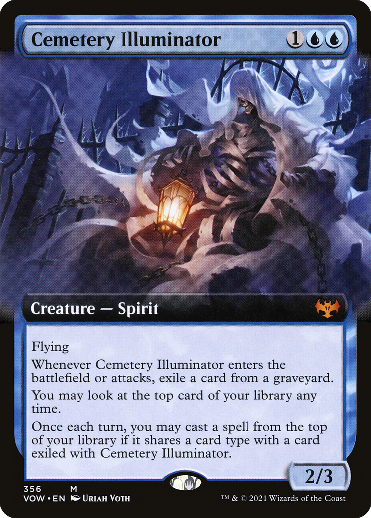 Cemetery Illuminator (VOW-356) - Innistrad: Crimson Vow: (Extended Art) Foil