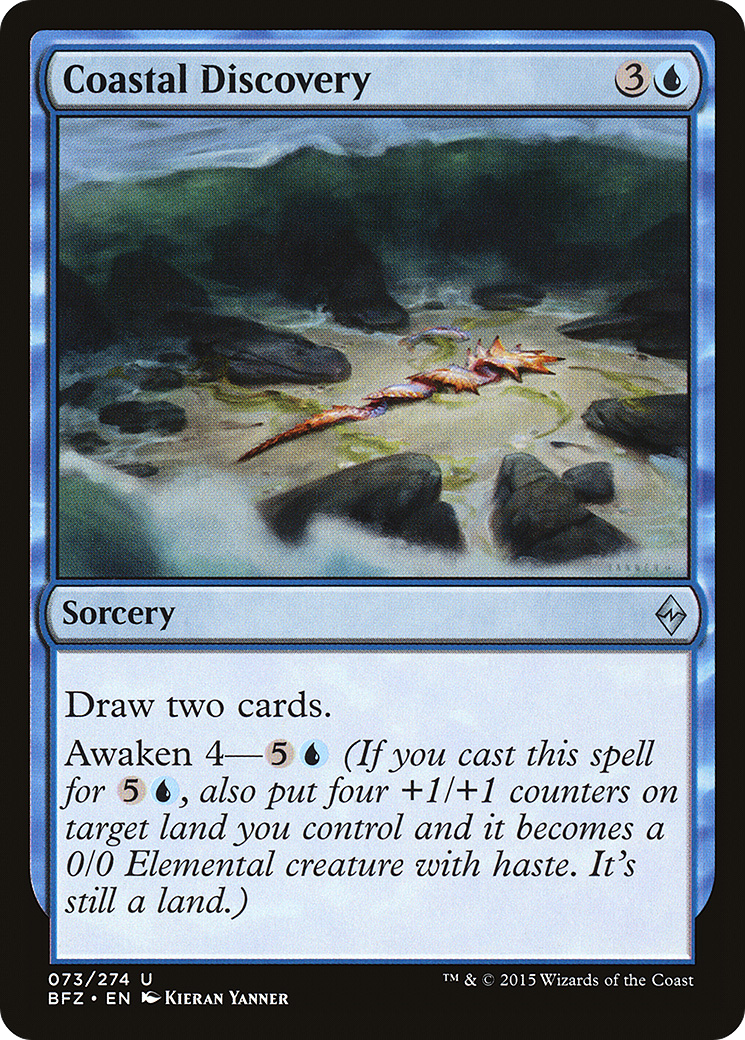 Coastal Discovery (BFZ-073) - Battle for Zendikar