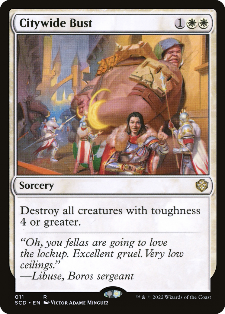 Citywide Bust (SCD-011) - Starter Commander Decks