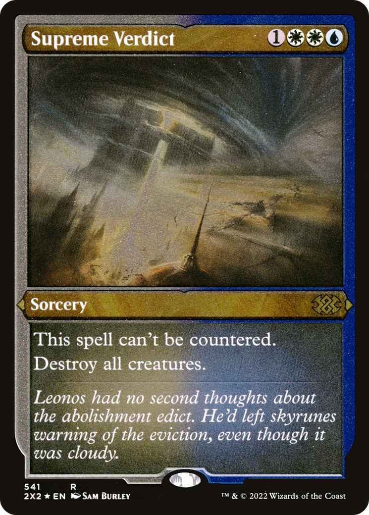 Supreme Verdict (2X2-541) - Double Masters 2022 Foil
