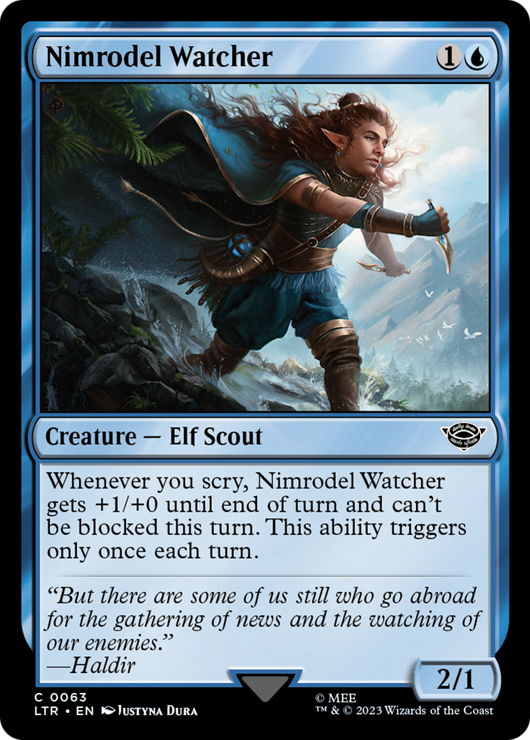 Nimrodel Watcher (LTR-063) - The Lord of the Rings: Tales of Middle-earth Foil