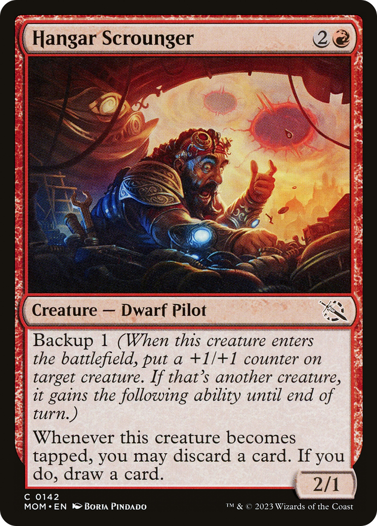Hangar Scrounger (MOM-142) - March of the Machine Foil