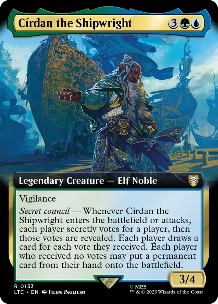 Círdan the Shipwright (LTC-133) - Tales of Middle-earth Commander: (Extended Art) Foil