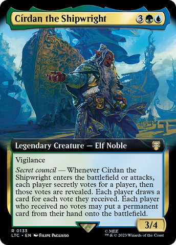 Círdan the Shipwright (LTC-133) - Tales of Middle-earth Commander: (Extended Art)