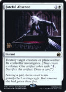 Fateful Absence (PRE-018) - Innistrad: Midnight Hunt Promos Foil