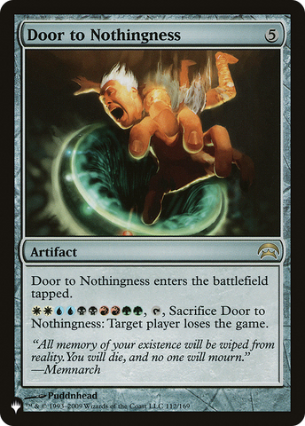 Door to Nothingness (LIST-HOP-112) - The List