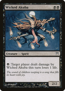 Wicked Akuba (CHK-150) - Champions of Kamigawa Foil