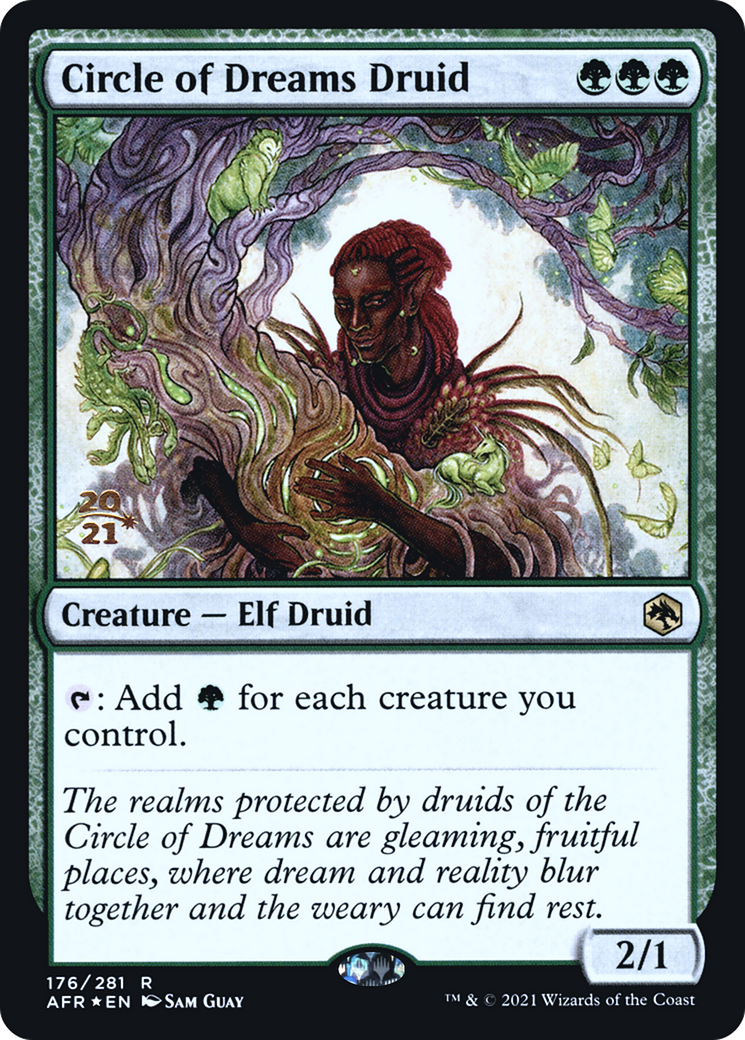 Circle of Dreams Druid (PRE-176S) - Adventures in the Forgotten Realms Promos Foil