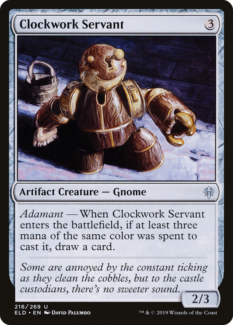 Clockwork Servant (ELD-216) - Throne of Eldraine Foil