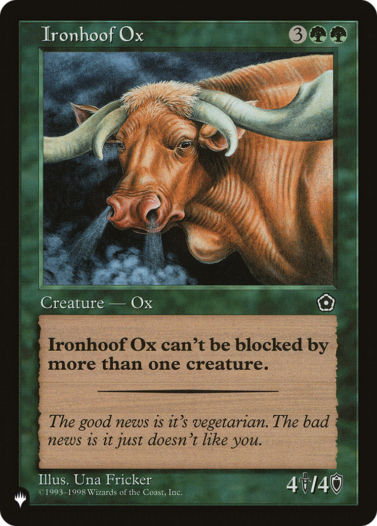 Ironhoof Ox (LIST-P02-130) - The List