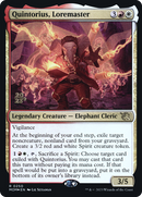 Quintorius, Loremaster (PRE-250S) - March of the Machine Promos Foil