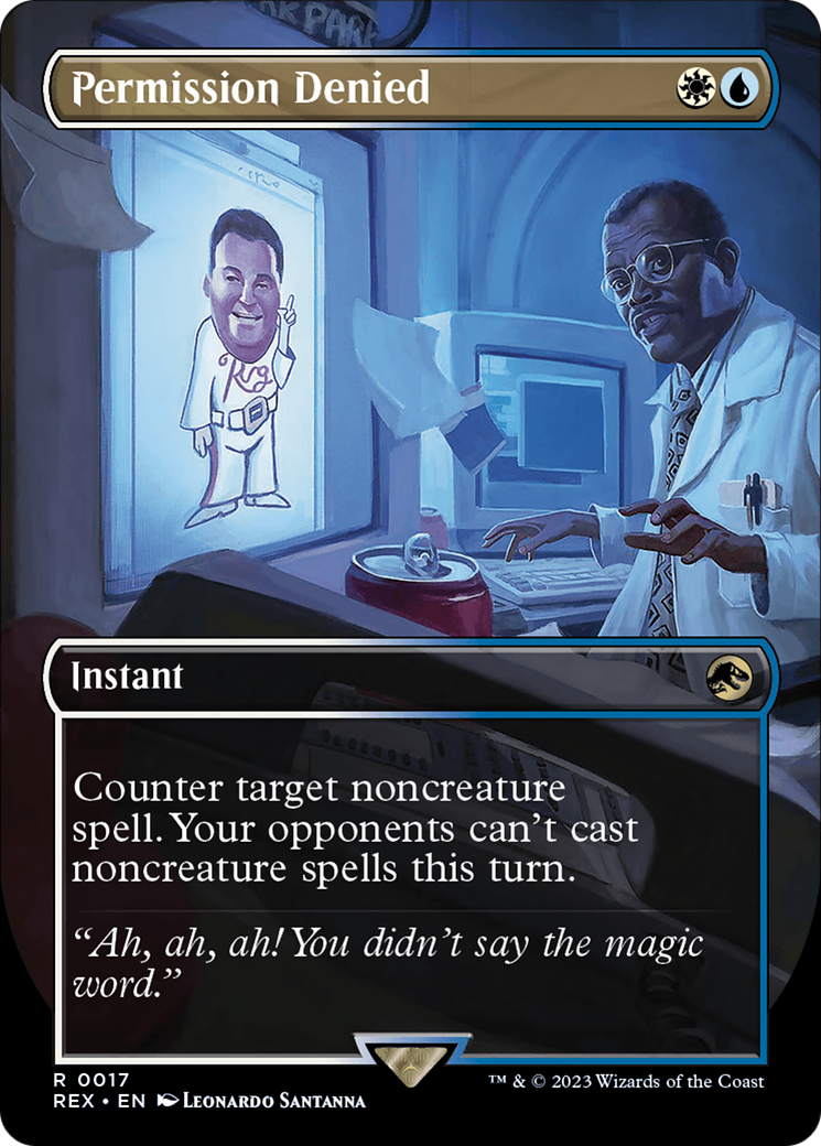Permission Denied (REX-017) - Jurassic World Collection (Borderless)