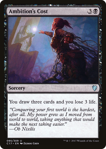 Ambition's Cost (C17-095) - Commander 2017