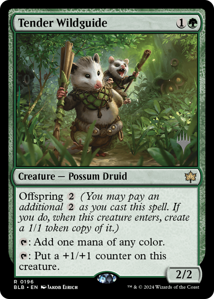 Tender Wildguide (PPBLB-196) - Bloomburrow Promos