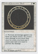 Circle of Protection: Black (3ED-009) - Revised Edition