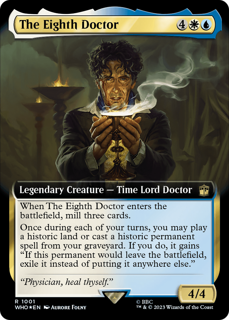 The Eighth Doctor (WHO-1001) - Doctor Who: (Extended Art) Foil
