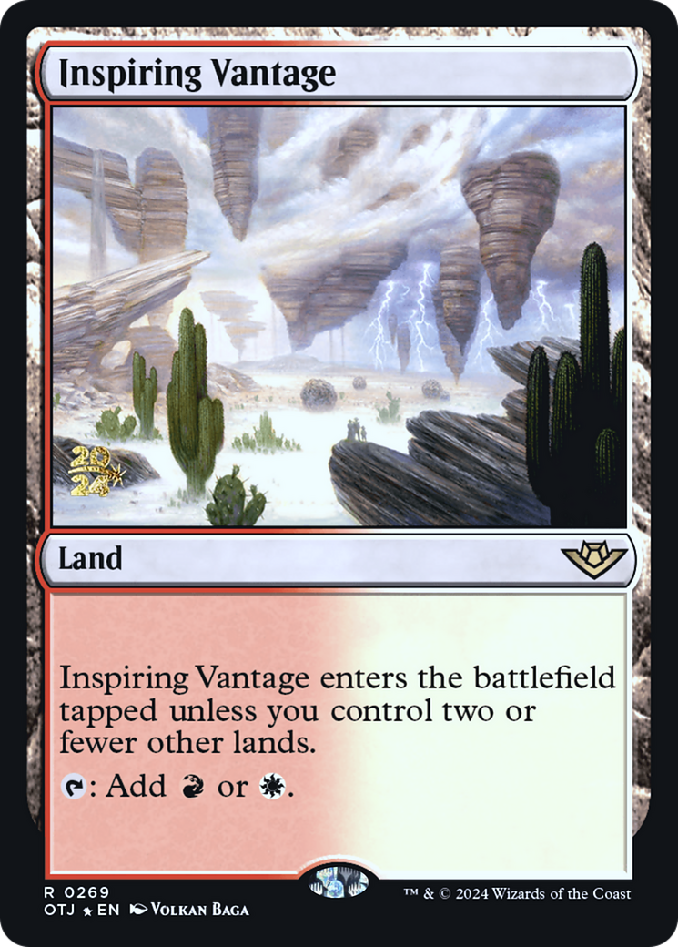 Inspiring Vantage (PRE-269) - Outlaws of Thunder Junction Promos Foil