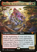 Kaima, the Fractured Calm (NEC-074) - Neon Dynasty Commander: (Extended Art)