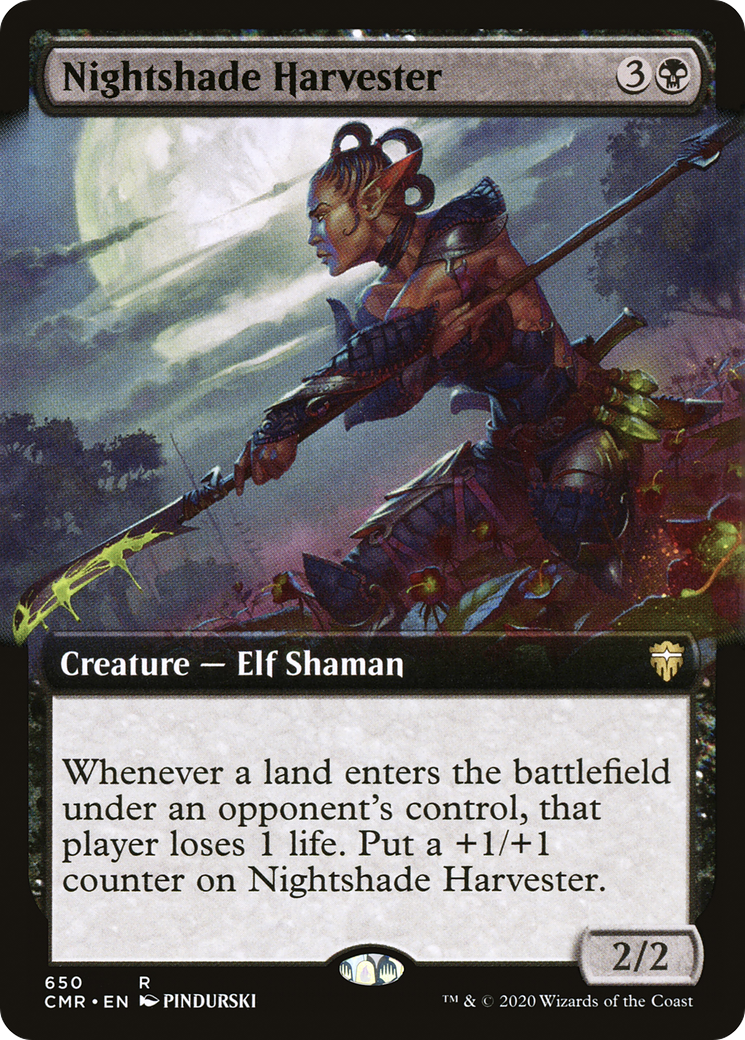 Nightshade Harvester (CMR-650) - Commander Legends: (Extended Art) Foil