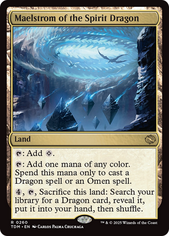 Maelstrom of the Spirit Dragon (TDM-260) - Tarkir: Dragonstorm Foil