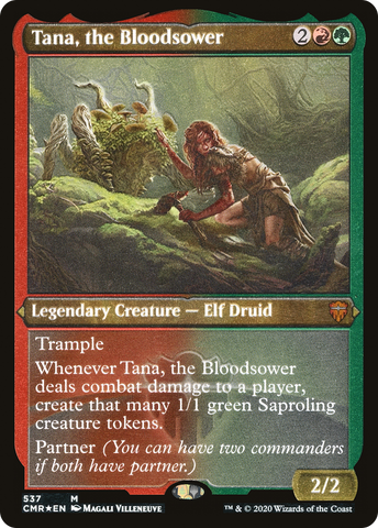Tana, the Bloodsower (CMR-537) - Commander Legends Etched Foil