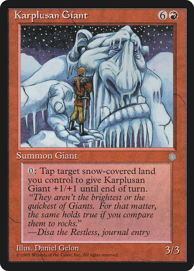 Karplusan Giant (ICE-196) - Ice Age