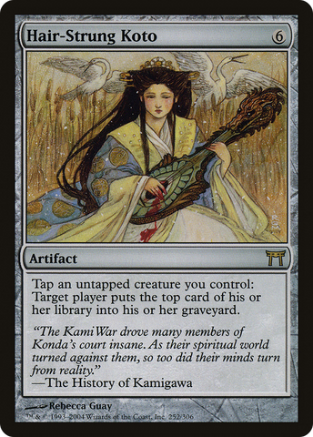 Hair-Strung Koto (CHK-252) - Champions of Kamigawa