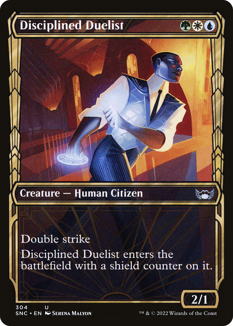 Disciplined Duelist (SNC-304) - Streets of New Capenna: (Showcase)