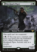 Howlpack Piper // Wildsong Howler (VOW-392) - Innistrad: Crimson Vow: (Extended Art, Double Faced Transform)