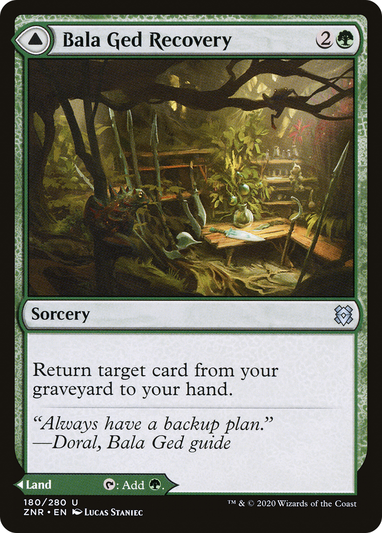 Bala Ged Recovery // Bala Ged Sanctuary (ZNR-180) - Zendikar Rising