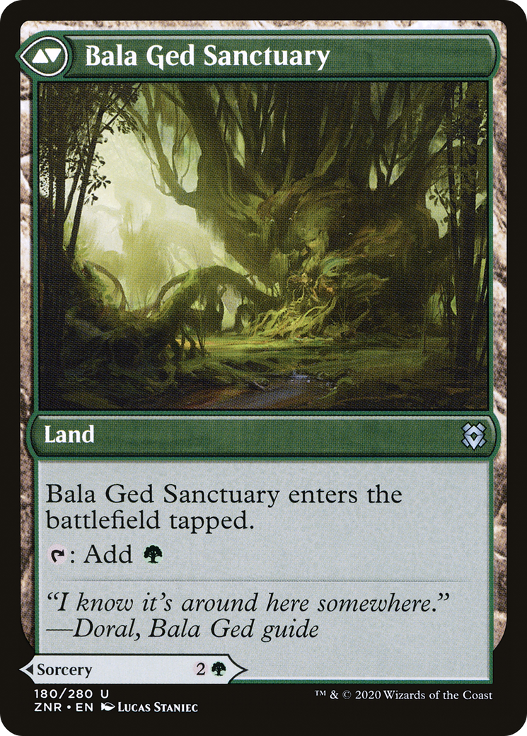 Bala Ged Recovery // Bala Ged Sanctuary (ZNR-180) - Zendikar Rising
