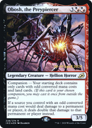 Obosh, the Preypiercer (PRE-228S) - Ikoria: Lair of Behemoths Promos: (companion) Foil