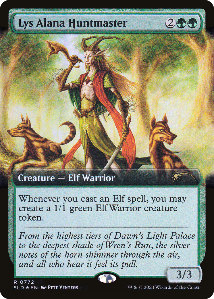 Lys Alana Huntmaster (SLD-772) - Secret Lair Drop: (Extended Art) Foil