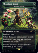 Abundant Growth (SLD-870) - Secret Lair Drop / Abundant Groot (Borderless) Foil